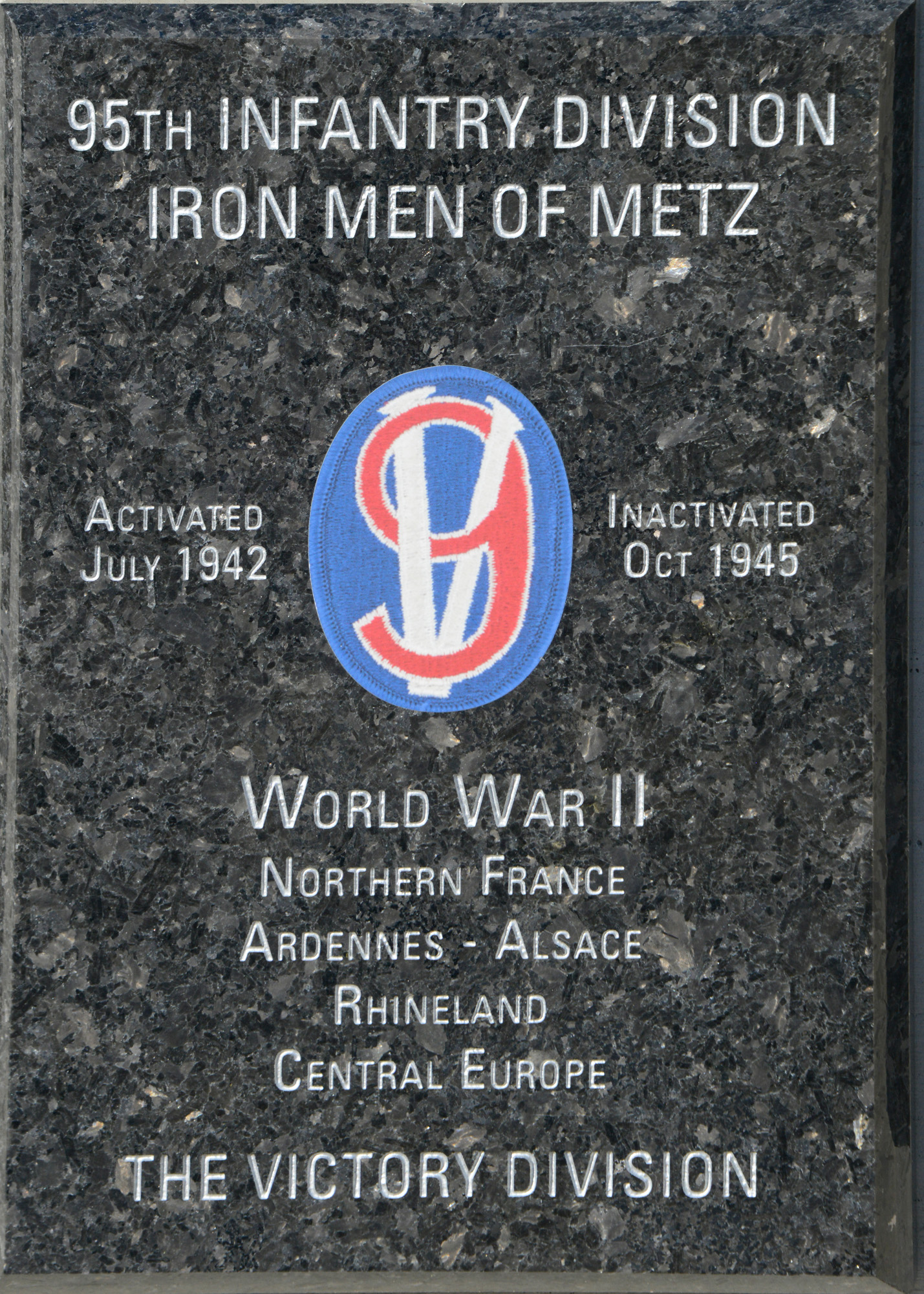 Plaque at National Army Museum