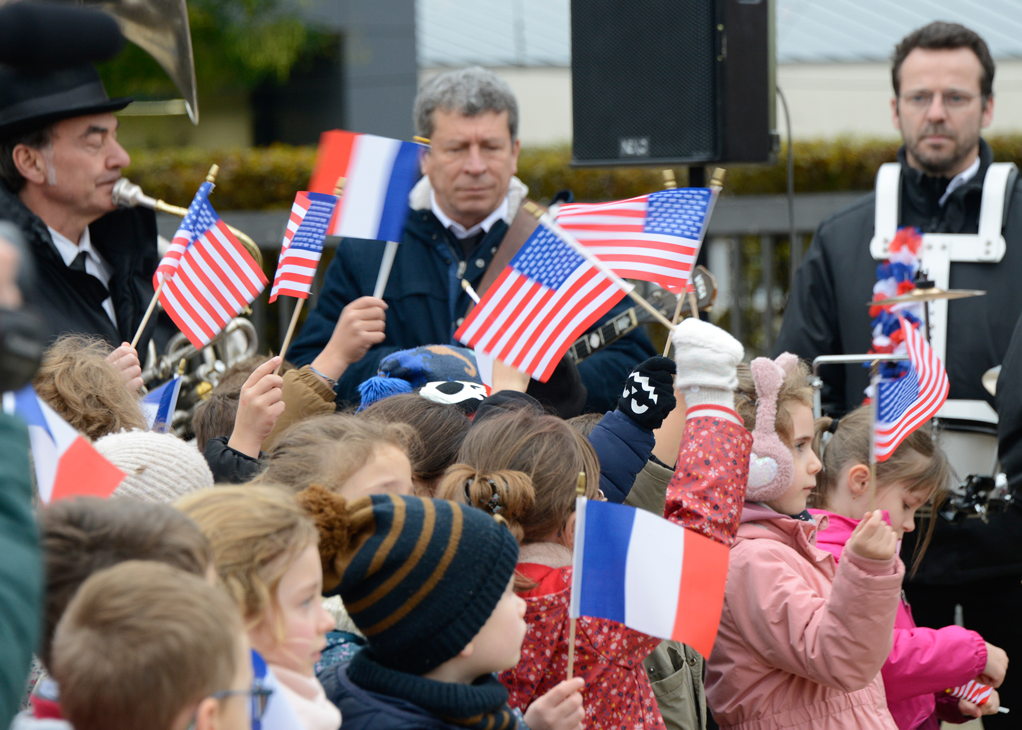Local children were encouraged to attend 80th anniversary commemorations in Basse Ham.