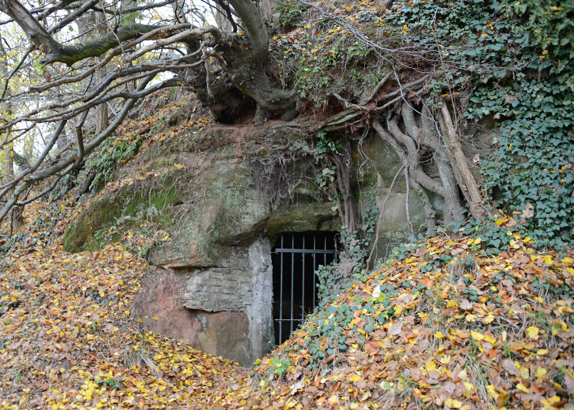Near Falck are many caves that have been dug into the rock. The caves were used as food cellars, and during WWII, they were used as shelters from the bombardments and successive attacks between the 378th Regiment and the Germans. The 378th liberated Falck on November 27, 1944.