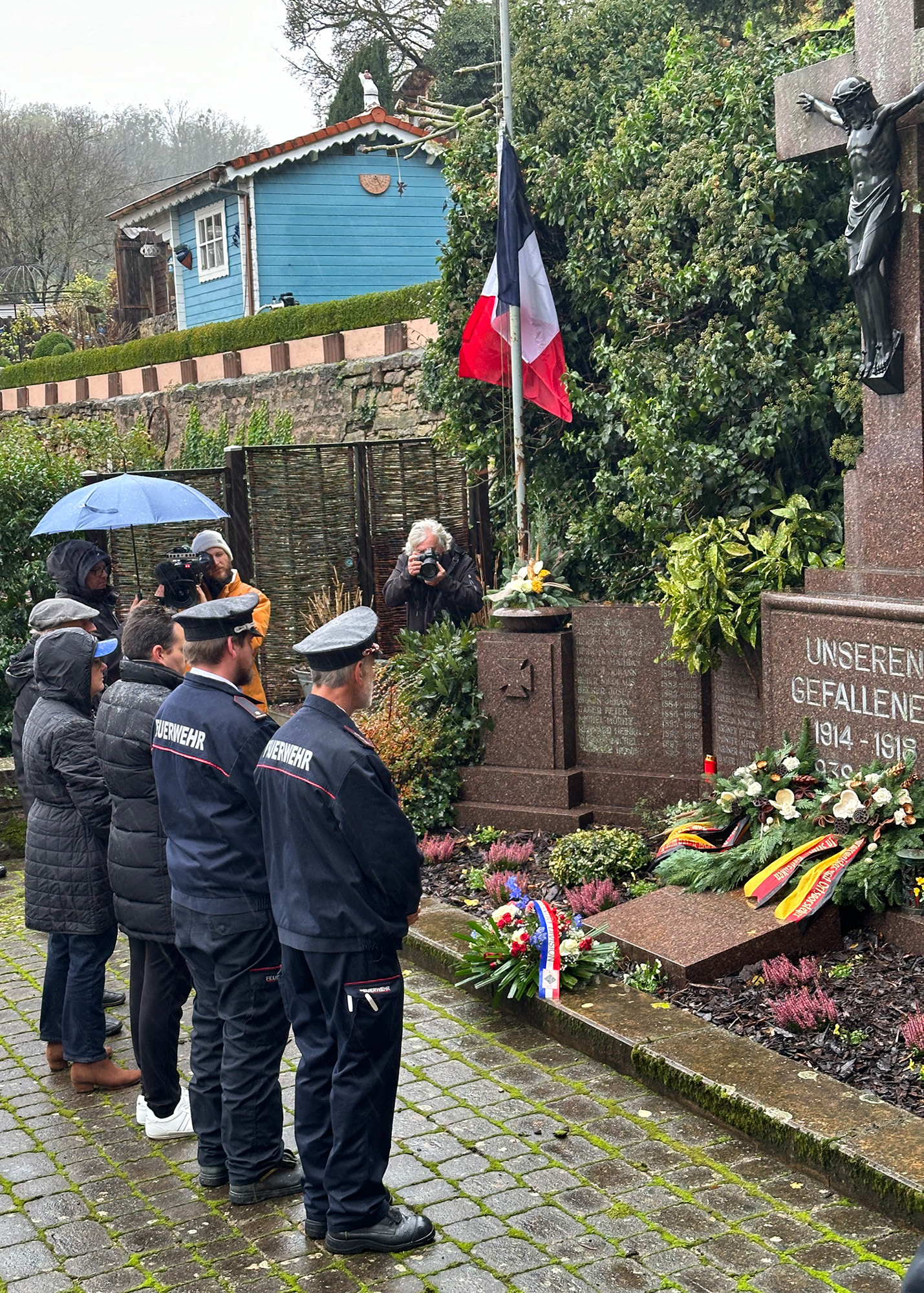 Memorial service in Hemmersdorf.