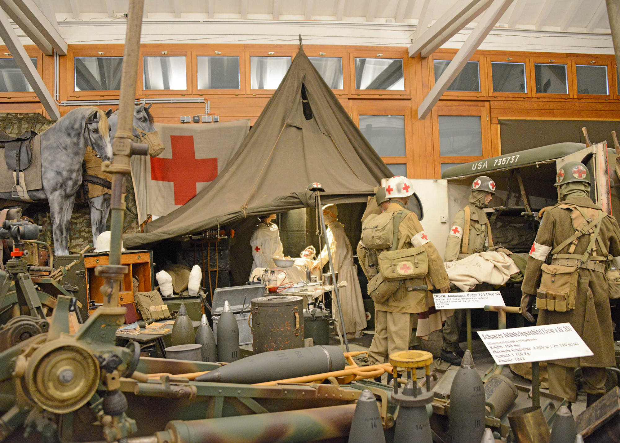 Field hospital display
