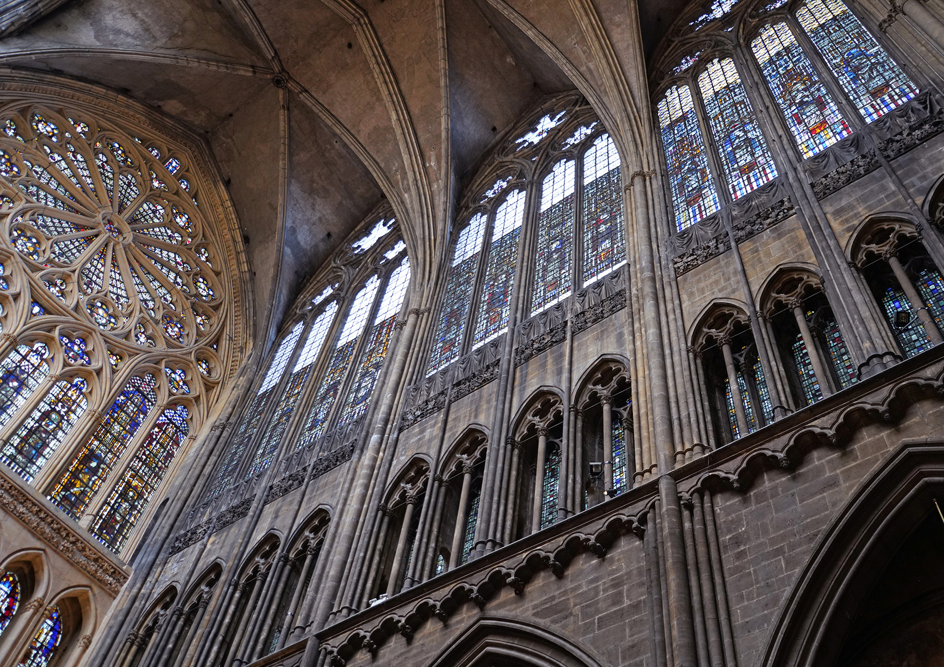 With nearly 70,000 square feet of stained glass, Saint Stephen Cathedral is known as The Good Lord's Lantern. The cathedral is home to the largest expanse of stained glass in the world.