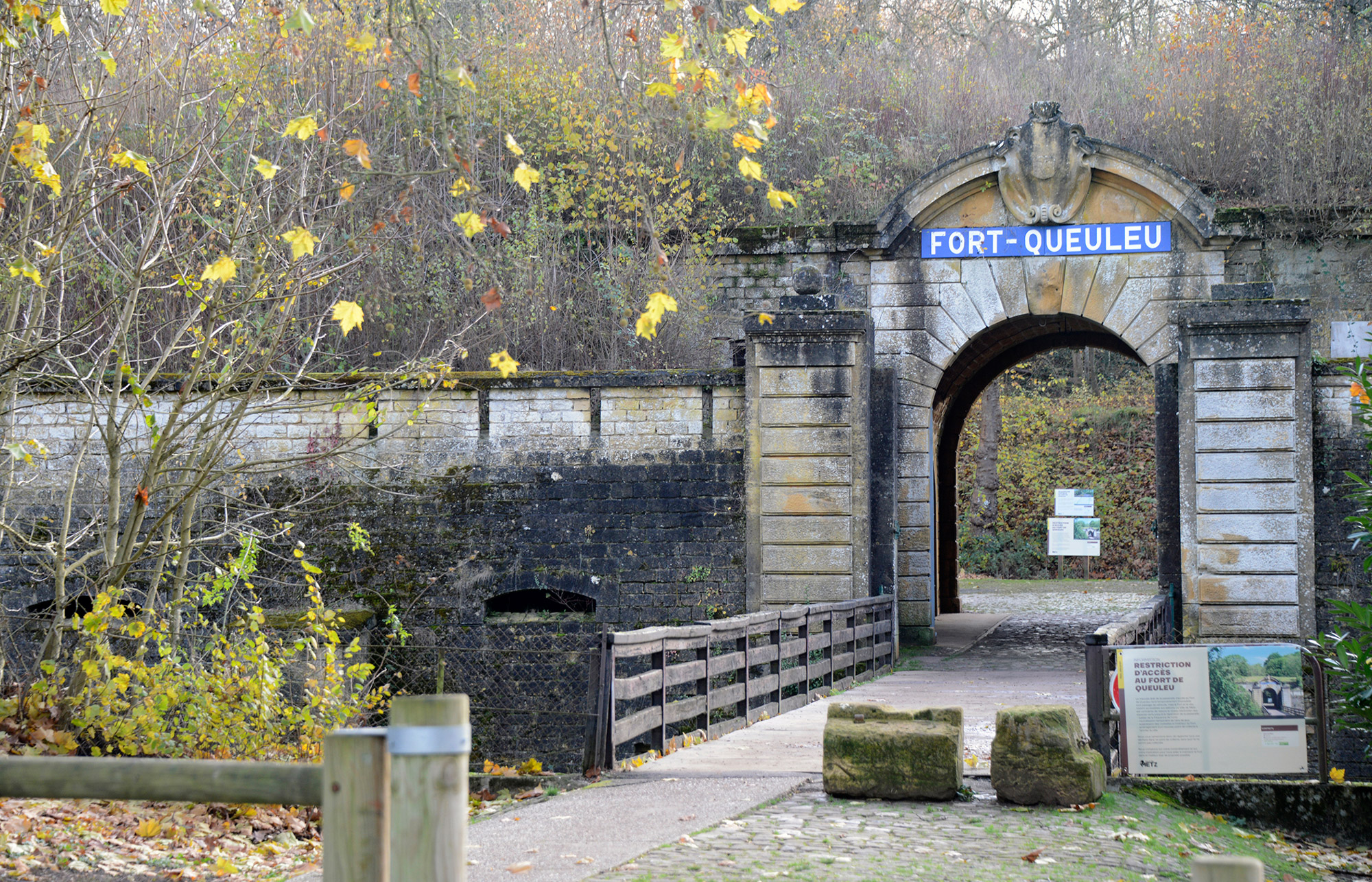Fort Queuleu was built by the French as part of the first chain of fortifications surrounding Metz.