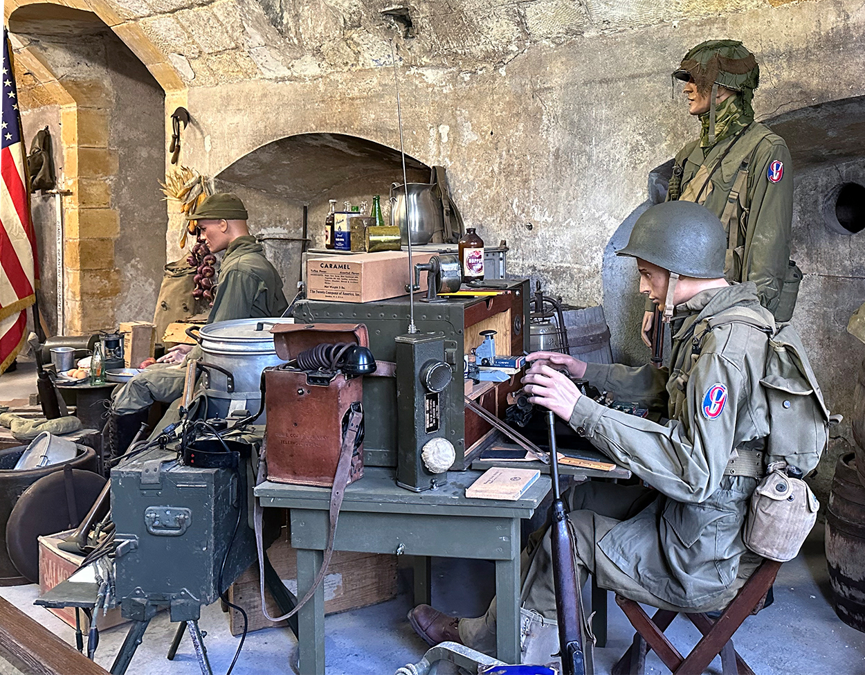 Communications Center in Pascal Goergen’s exhibit at Fort Queuleu.
