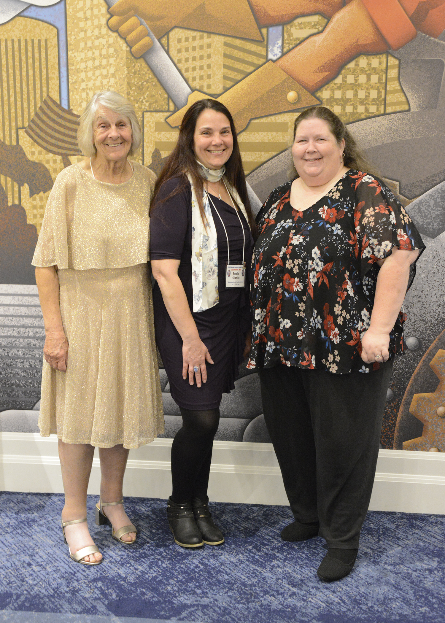 June Ann Jamison-Albino, Roselle Calarino and Carolann Weisel.