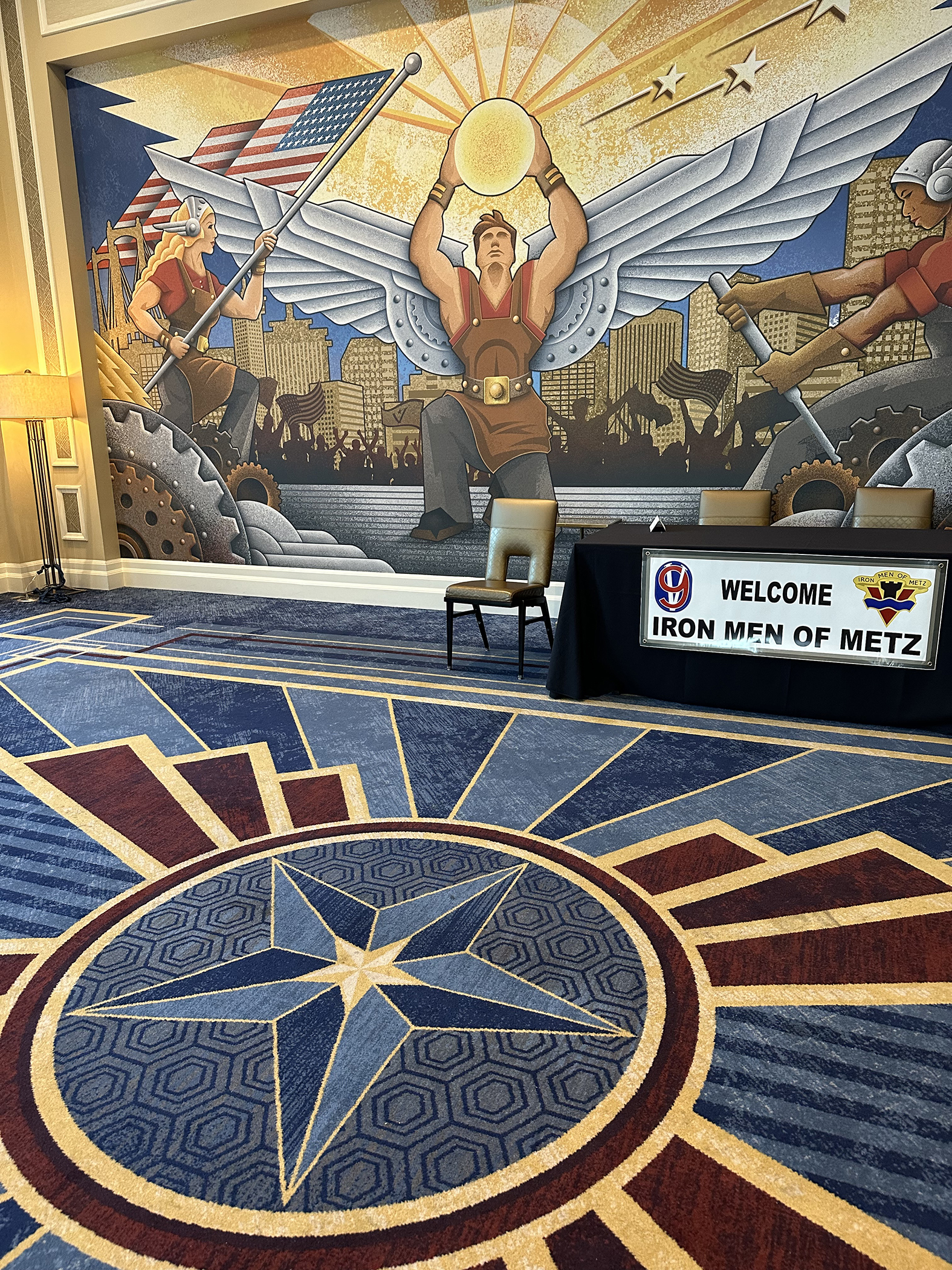 The Higgins Hotel and Conference Center is located on the National WWII Museum campus and was the site of the 75th Association Reunion.