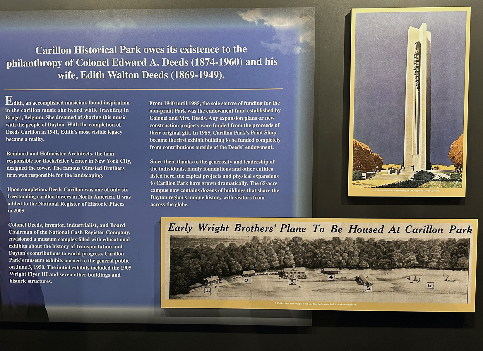 Carillon Historical Park tells the story of the many important inventions created by residents of the Dayton area.