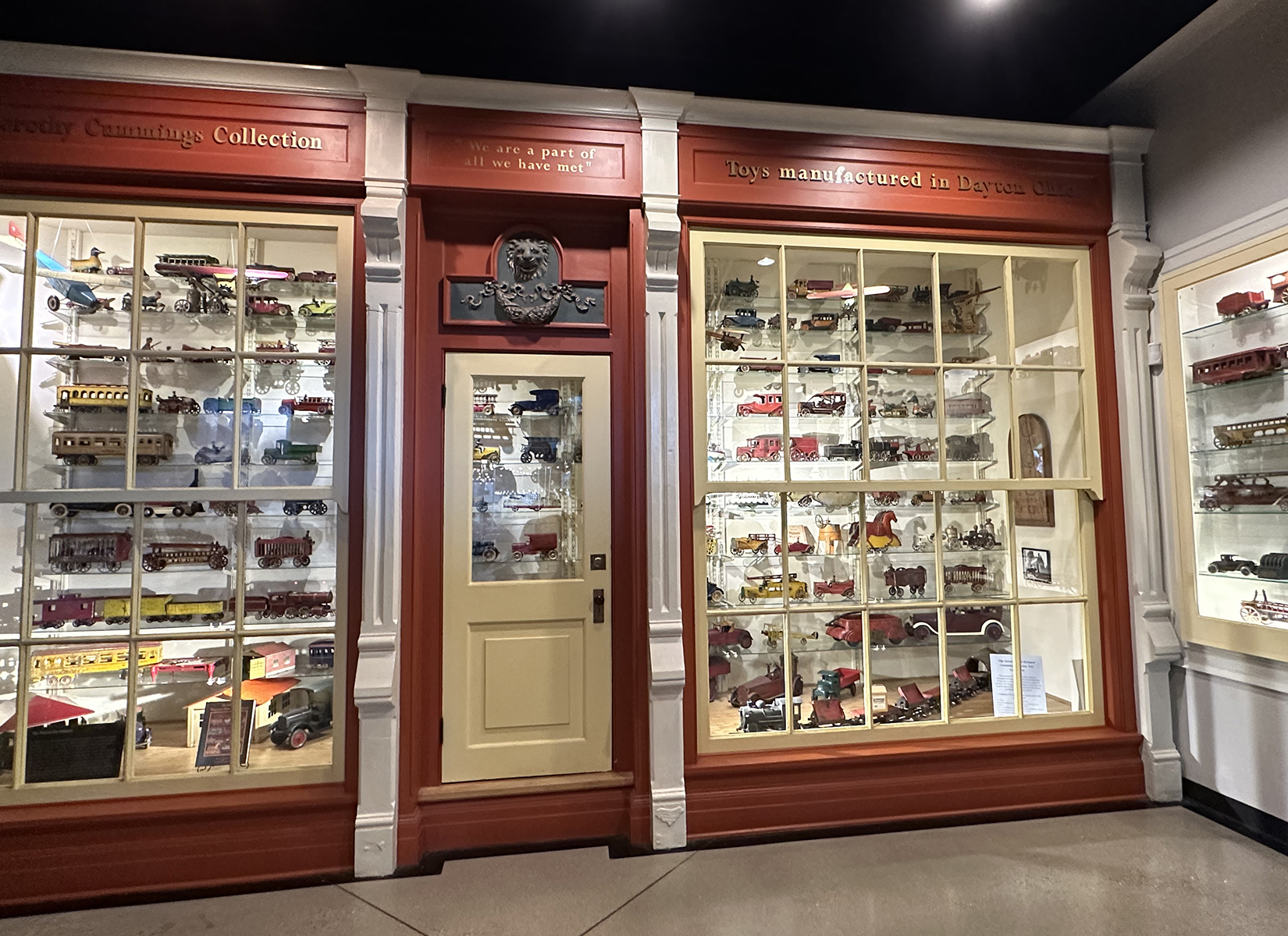 Examples of toys manufactured in Dayton, Ohio, and displayed at Carillon Historical Park.