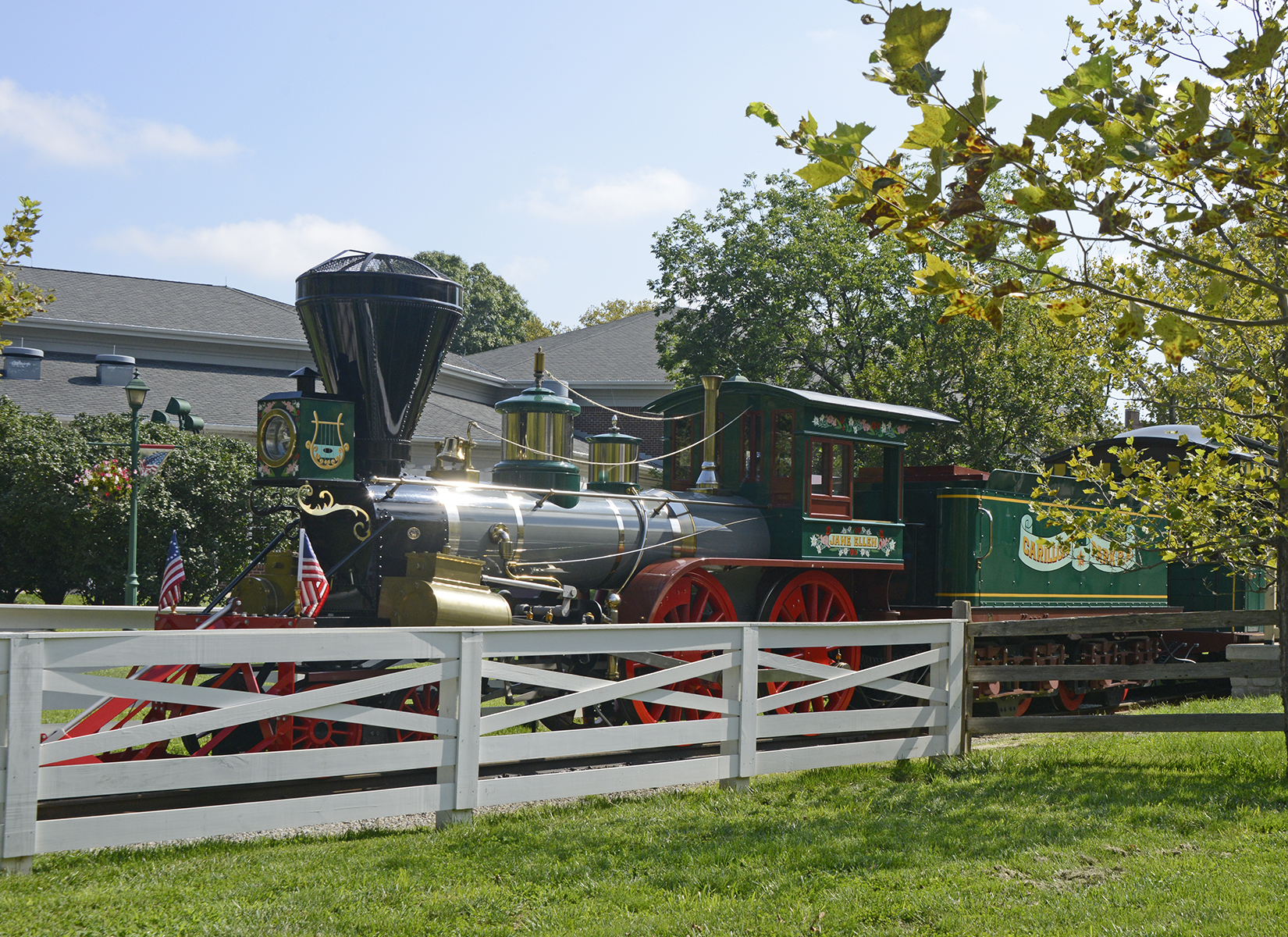 Visitors can purchase tickets to take a tour through Dayton's history on the Carillon Park R.R.
